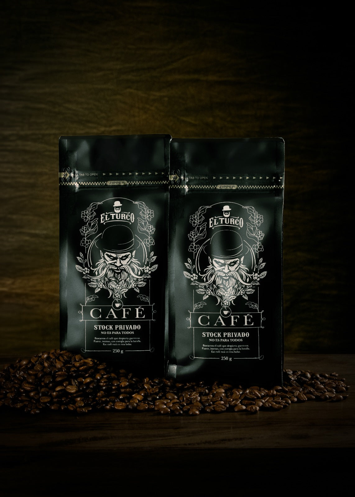 Cafe El Turco - Stock privado Cafe en grano de 250gr