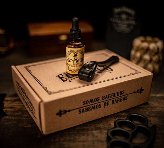 Dermaroller + Aceite para Barba Growth