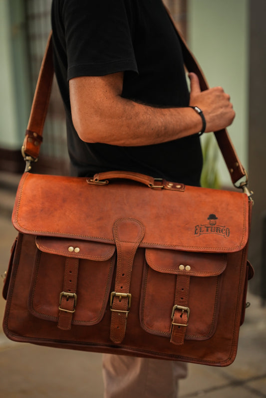 Maletin de cuero DAHEE