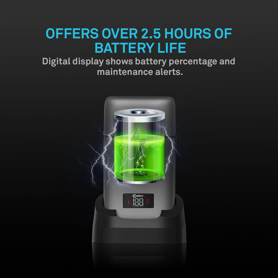 Caliber MOAB Metal Triple Foil Shaver, Digital Display